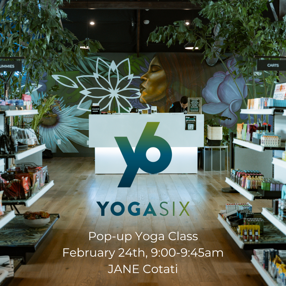 Yoga Pop-Up at JANE Dispensary Cotati