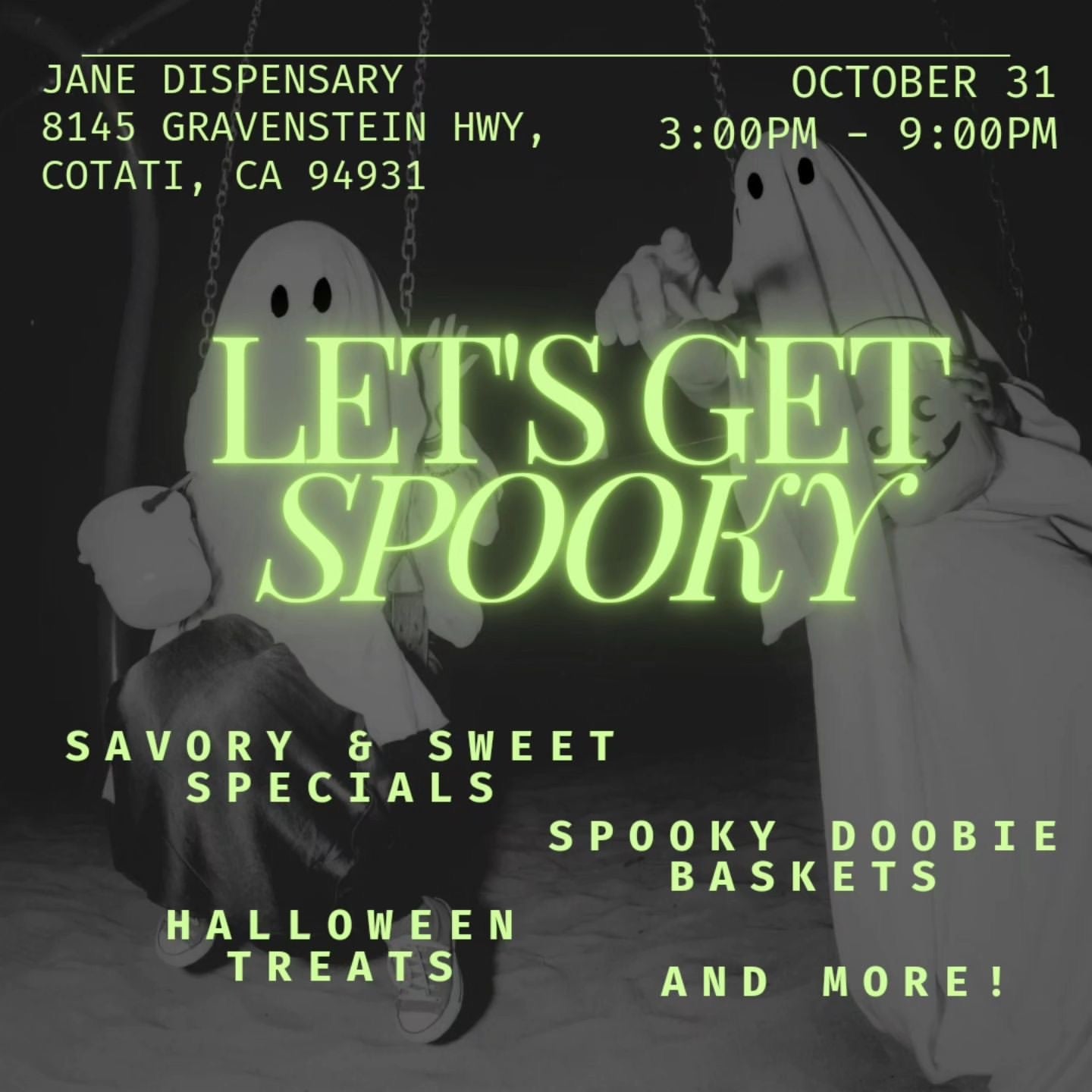 Halloween Pop-Up at JANE Dispensary with Shokakko! 🎃👻